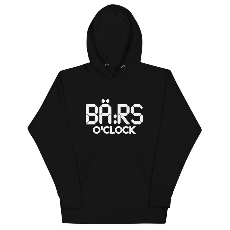 Hoodie med texten - "Bärs o clock"