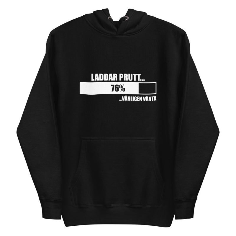 Hoodie med texten - "Laddar prutt"