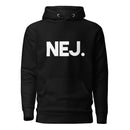 Hoodie med texten "NEJ."