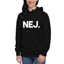 Hoodie med texten "NEJ."