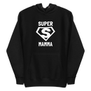 Hoodie med texten "SUPER MAMMA"