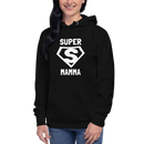 Hoodie med texten "SUPER MAMMA"