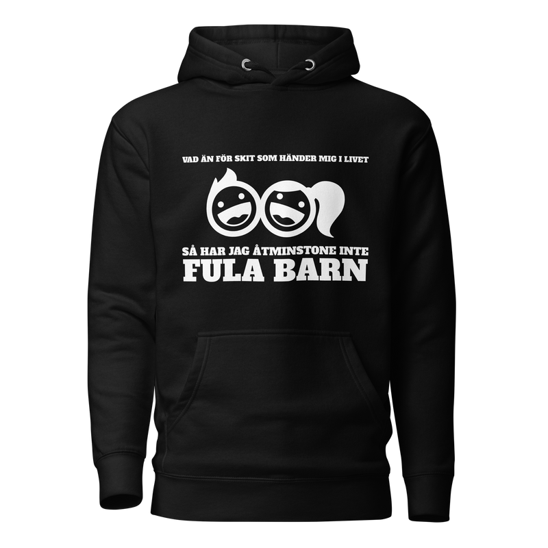 Hoodie med texten "Vad än för skit som händer"