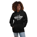 Hoodie med texten "SUPER MAMMA"