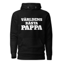 Hoodie med texten "Världens bästa pappa"