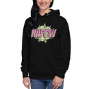 Hoodie med texten "KAPOW"