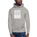 Hoodie med texten - "Med en kropp som denna, vem behöver hår"