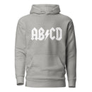 Hoodie med texten - "ABCD"