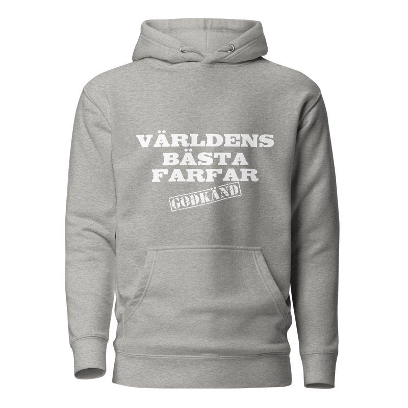 Hoodie med texten - "Världens bästa Farfar"
