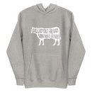 Hoodie med texten - "Sallad? Det är vad min mat äter"