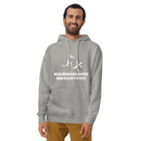 Hoodie med texten - "Vissa människor behöver bara en klapp på axeln"