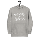 Hoodie med texten - "Allt detta + hjärna"
