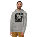 Hoodie med texten - "Jag får öl att försvinna"