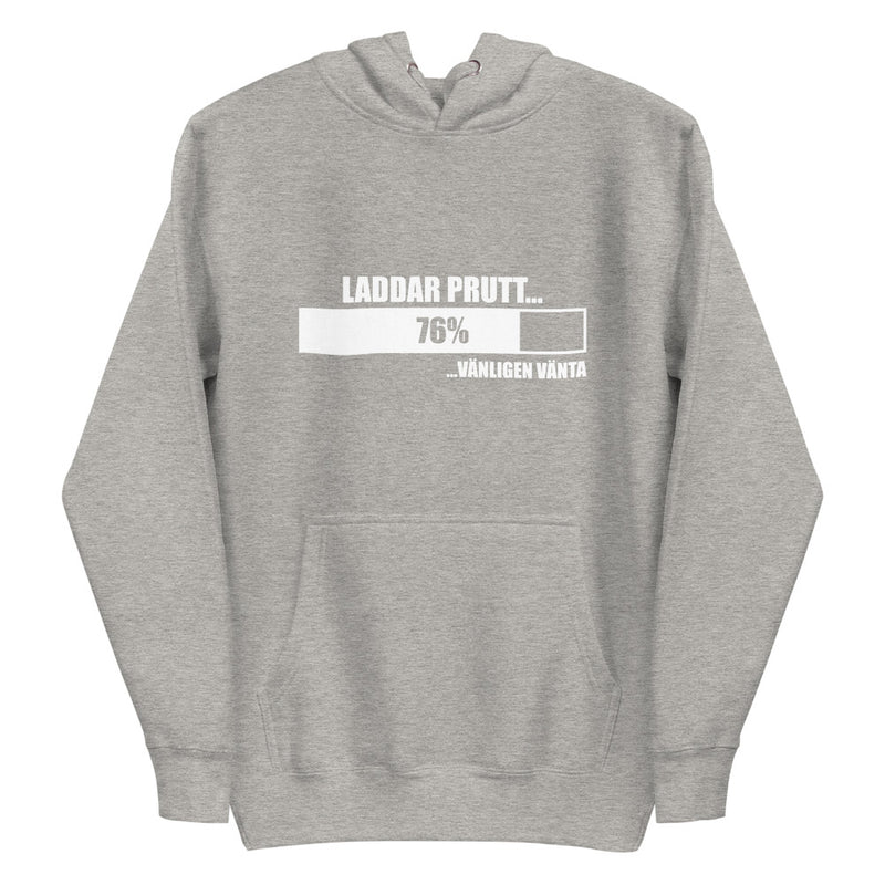 Hoodie med texten - "Laddar prutt"