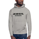 Hoodie med texten - "Jag kan ha fel. Men antagligen inte."