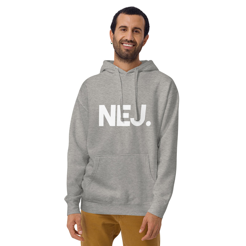 Hoodie med texten "NEJ."