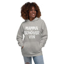 Hoodie med texten "Mamma behöver vin"
