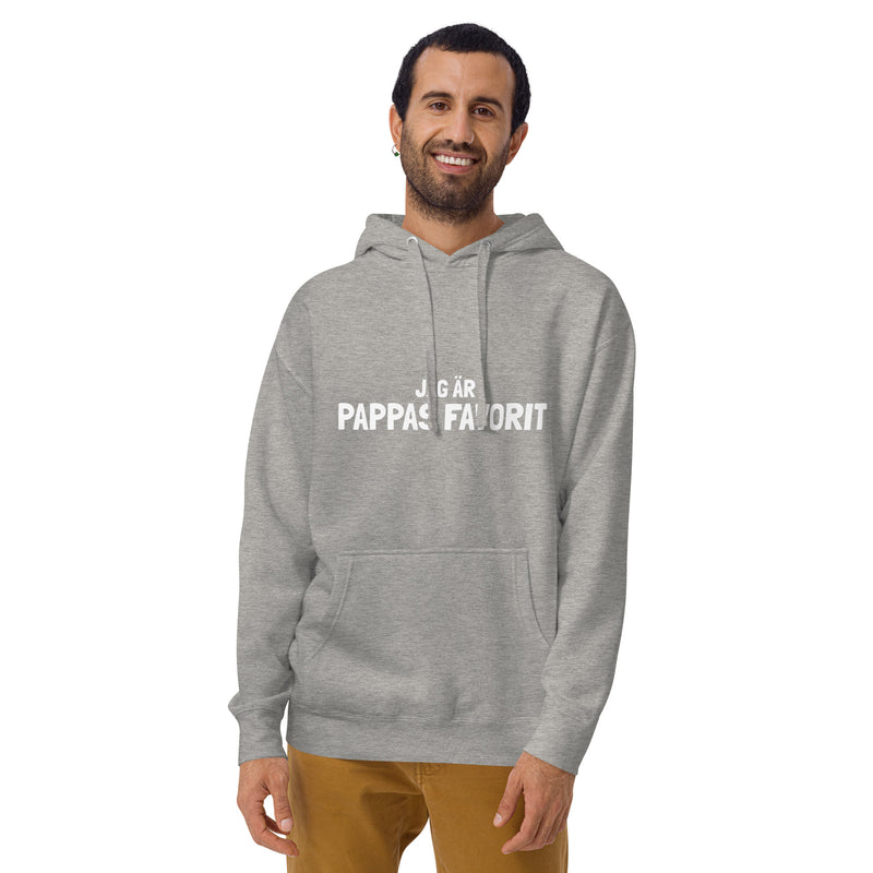 Hoodie med texten "Jag är pappas favorit"