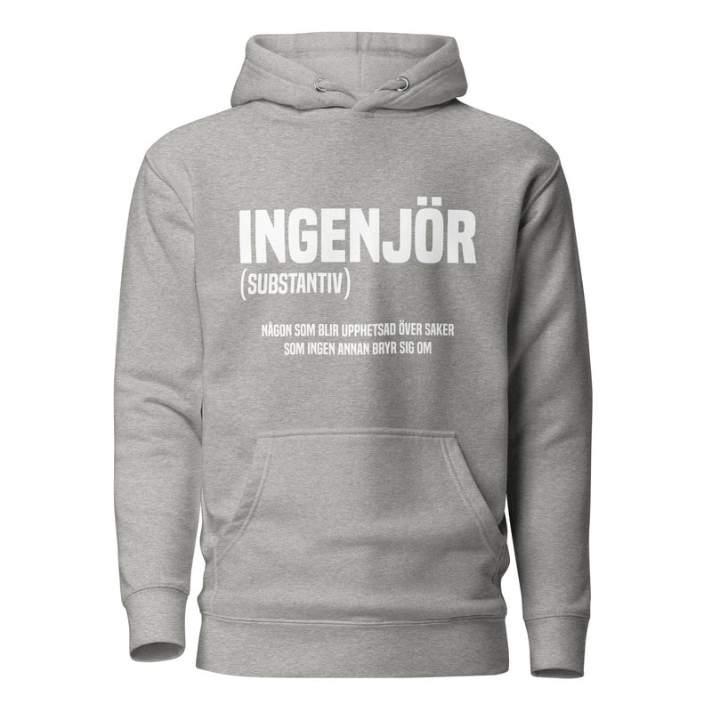Hoodie med texten "INGENJÖR"