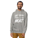 Hoodie med texten "Se upp! Pappa lagar mat"