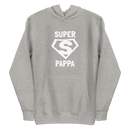 Hoodie med texten "SUPER PAPPA"