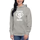 Hoodie med texten "SUPER MAMMA"