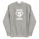 Hoodie med texten "SUPER MAMMA"