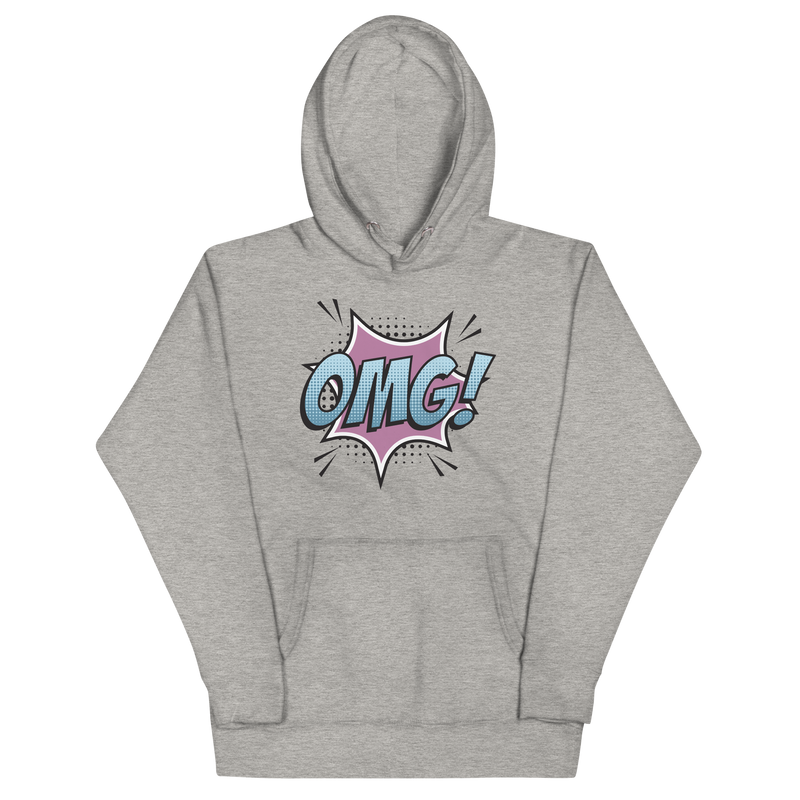 Hoodie med texten "OMG!"