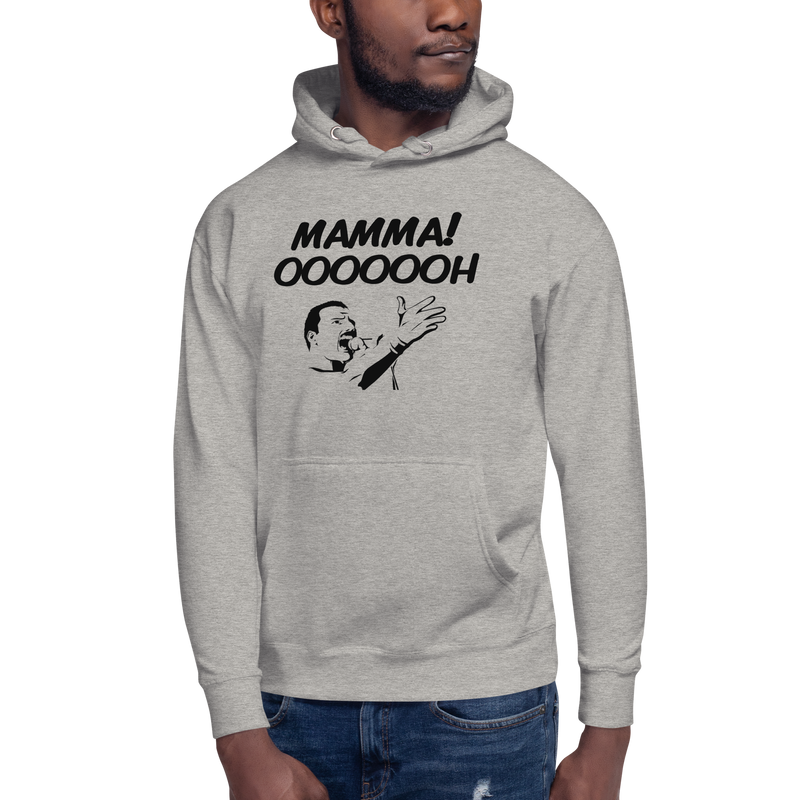 Hoodie med texten "MAMMA! OOOOOOH!"