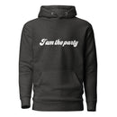 Hoodie med texten "I am the party"