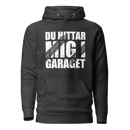 Hoodie med texten "Du hittar mig i garaget"