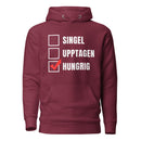 Sweatshirt med texten "Hungrig"