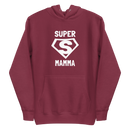 Hoodie med texten "SUPER MAMMA"