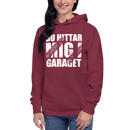 Hoodie med texten "Du hittar mig i garaget"