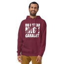 Hoodie med texten "Du hittar mig i garaget"