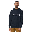 Hoodie med texten "I am the party"