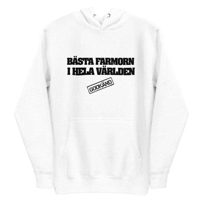 Hoodie med texten - "Bästa farmorn i hela världen"