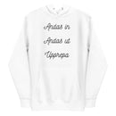 Hoodie med texten - "Andas in"