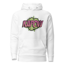 Hoodie med texten "KAPOW"