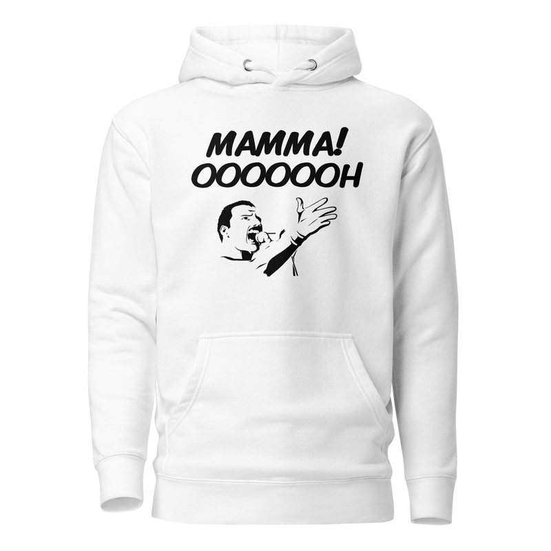 Hoodie med texten "MAMMA! OOOOOOH!"