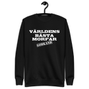 Svart sweatshirt med texten " Världens bästa morfar"