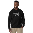 Sweatshirt med texten " Sallad? Det är vad min mat äter"