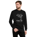 Sweatshirt med texten " Om morfar inte kan fixa det så kan ingen."