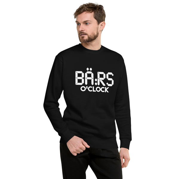 Sweatshirt med texten "Bärs o clock"