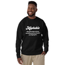 Sweatshirt med texten " Mephobia"
