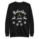 Sweatshirt med texten "Helvetes jävla skit"