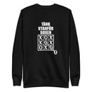 Sweatshirt med texten "Tänk utanför boxen"
