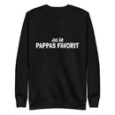 Sweatshirt med texten "Jag är pappas favorit"