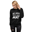 Sweatshirt med texten "Se upp! Pappa lagar mat"