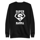 Sweatshirt med texten "SUPER MAMMA"
